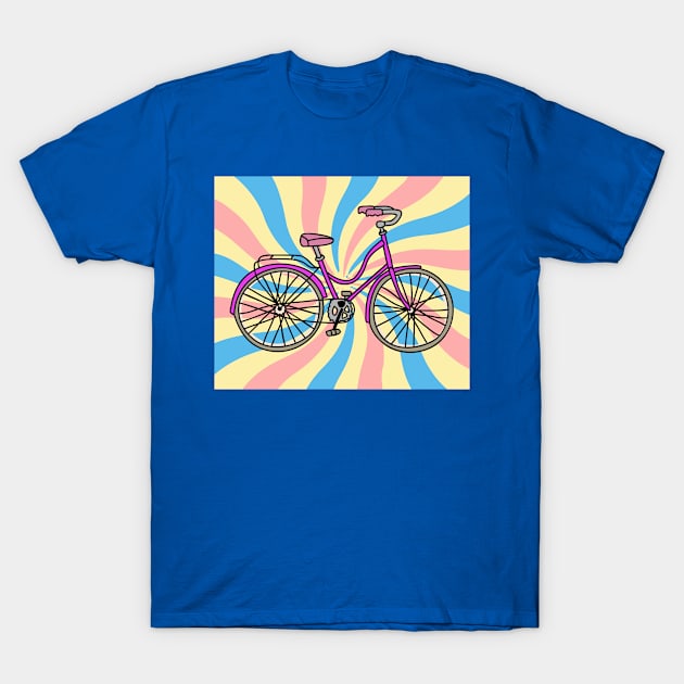 Retro Vintage Bicycle Biker Lover T-Shirt by flofin